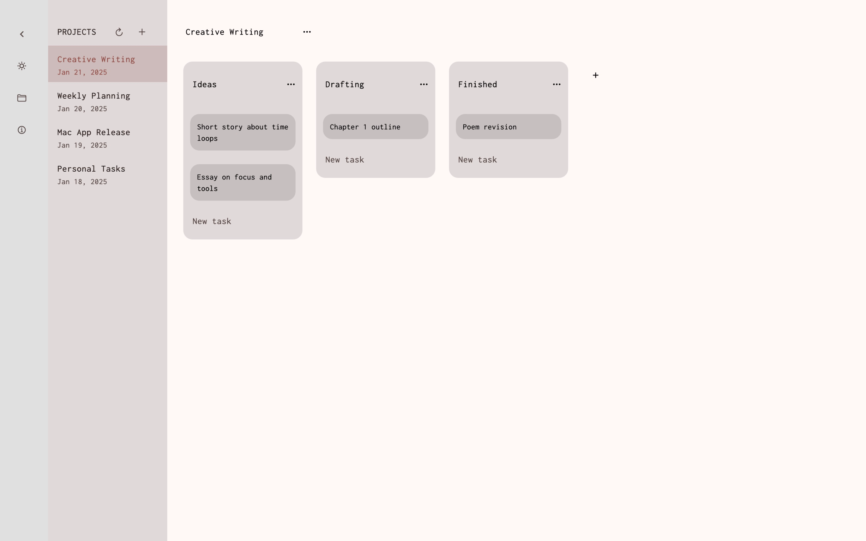 Kanbanero dark theme